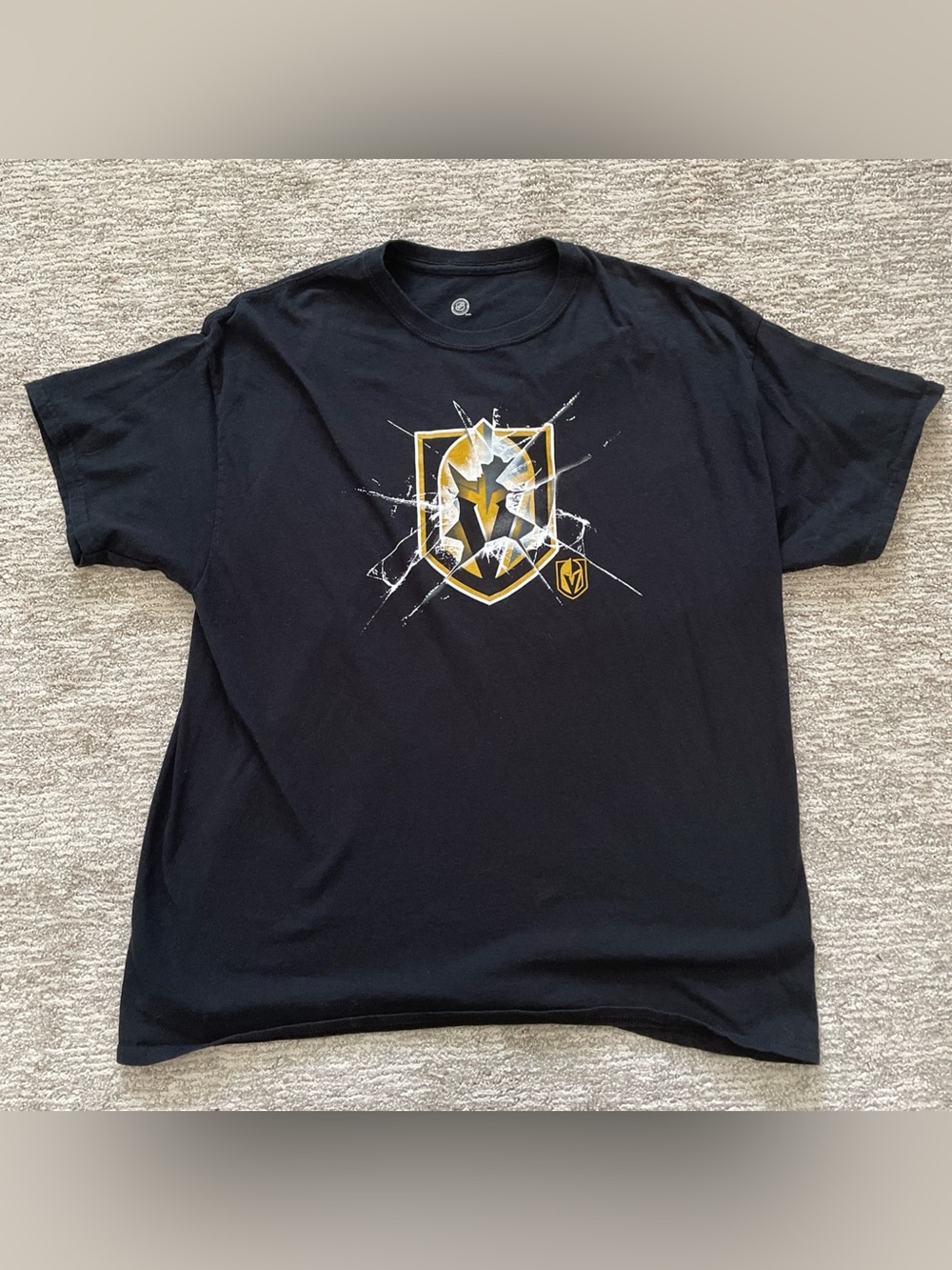 Vegas Golden Knights T-Shirt Men’s Size XL Graphic Print Black Short Sleeve